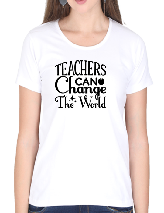 Empowerment in Education with the "Teachers Can Change The World" T-shirt