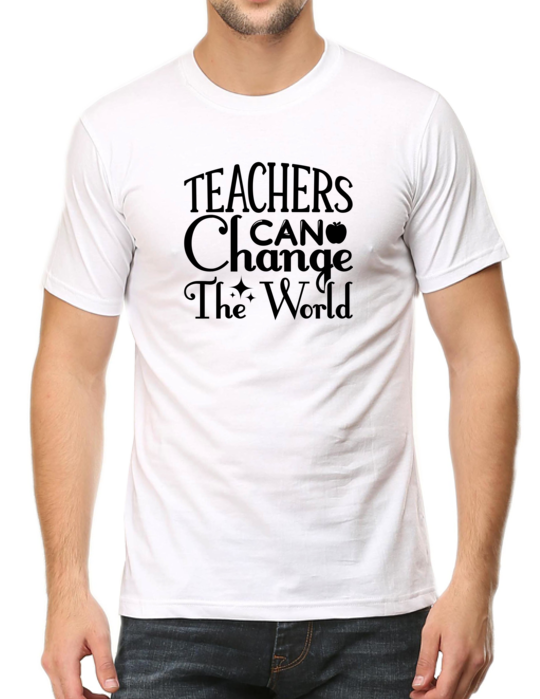 Empowerment in Education with the "Teachers Can Change The World" T-shirt