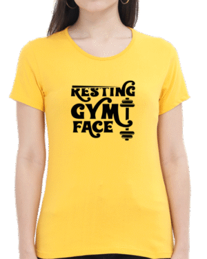 Express Your Gym Attitude with the "Resting Gym Face" T-shirt