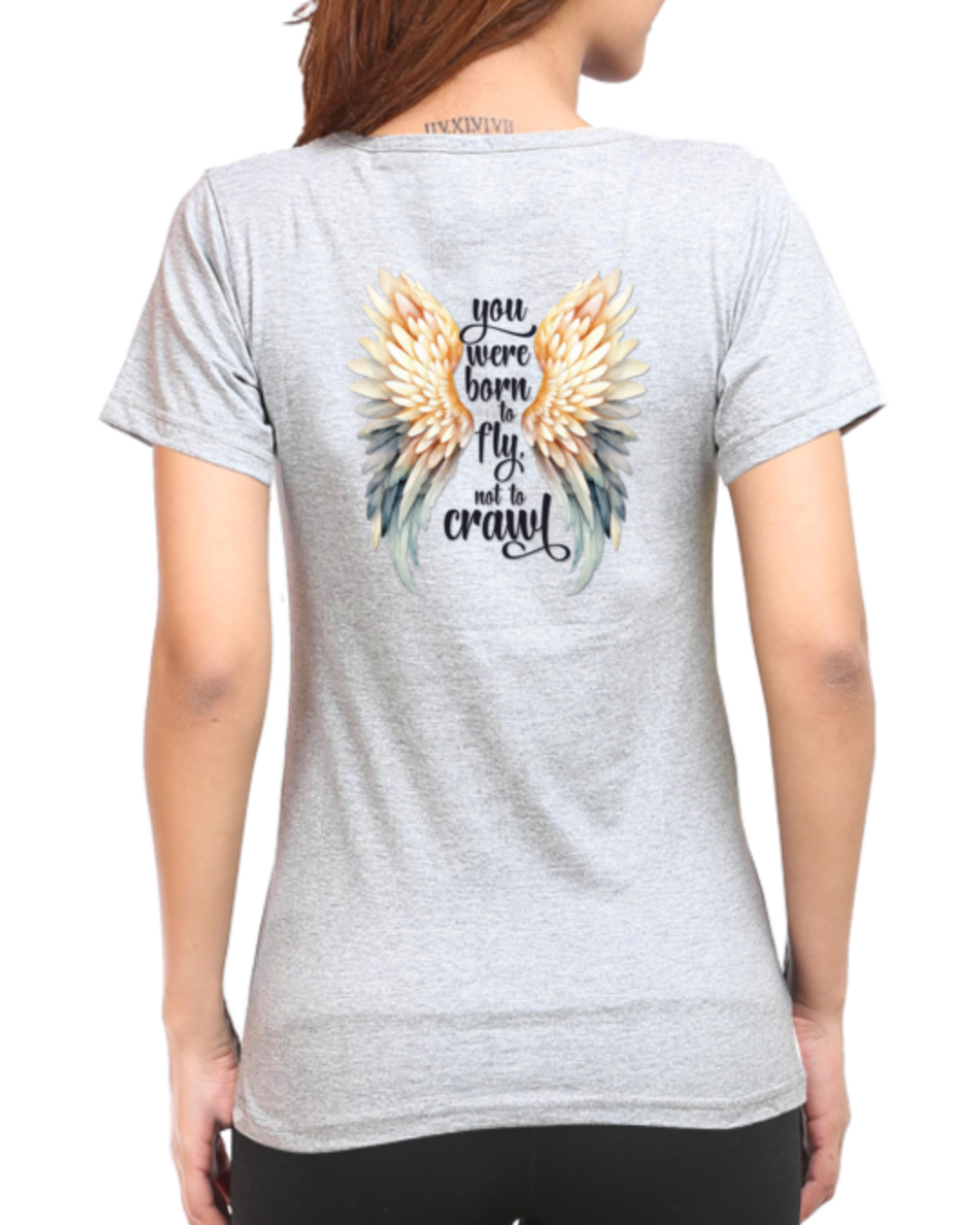 Embrace Your Potential with the "You Were Born to Fly, Not to Crawl" T-shirt