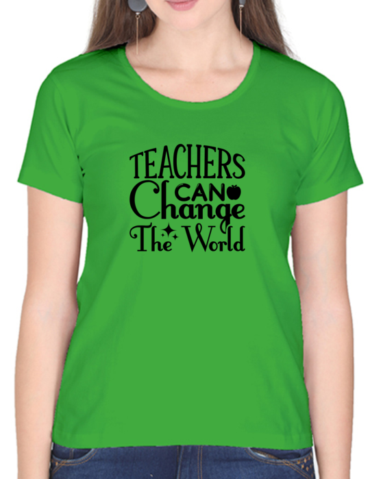Empowerment in Education with the "Teachers Can Change The World" T-shirt