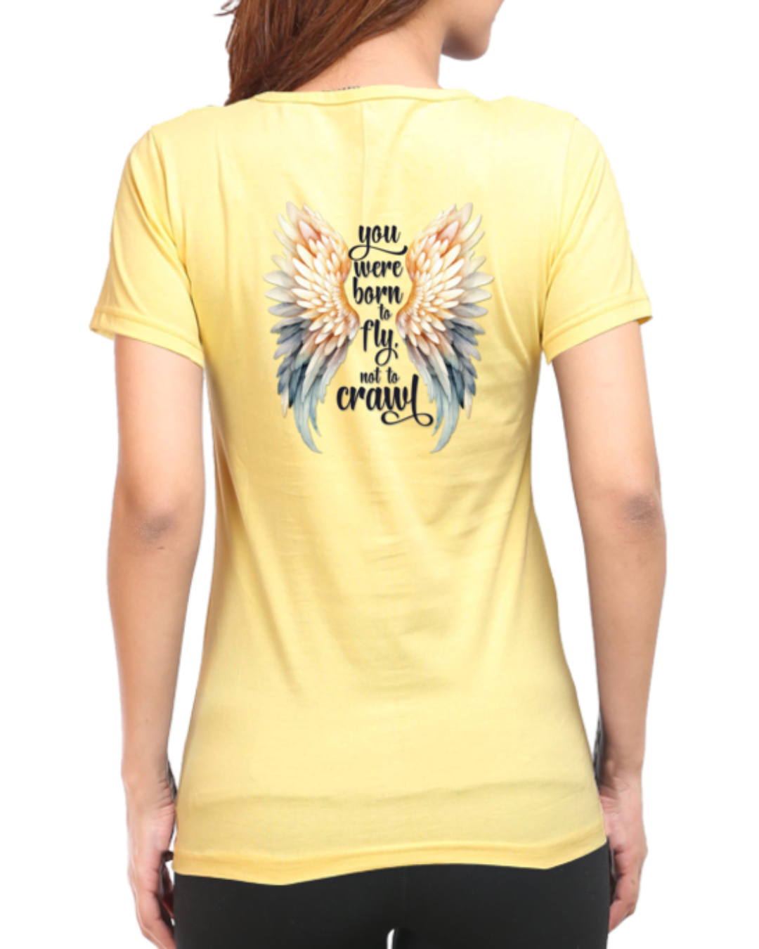 Embrace Your Potential with the "You Were Born to Fly, Not to Crawl" T-shirt