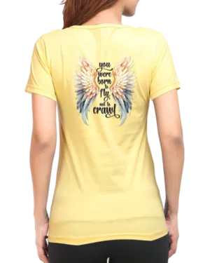 Embrace Your Potential with the "You Were Born to Fly, Not to Crawl" T-shirt