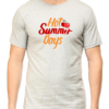 Grey Melange Stay Cool with Our Hot Summer Days T-shirt