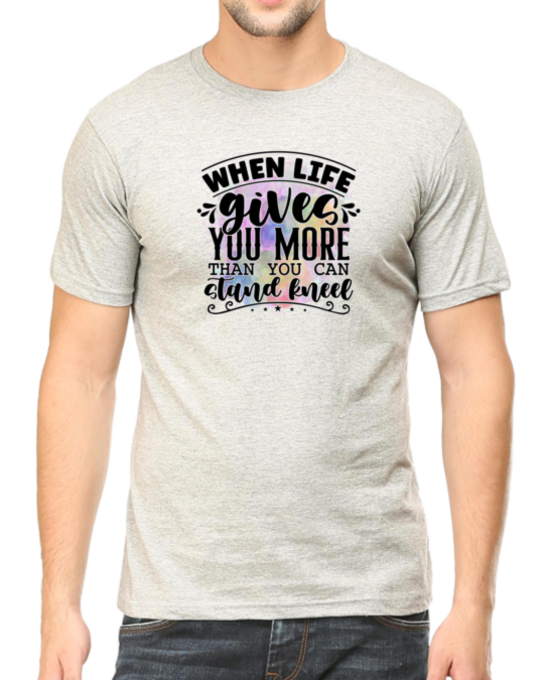 Find Strength with the "When Life Gives You More Than You Can Stand, Kneel" T-shirt