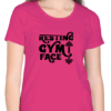 Pink Express Your Gym Attitude with the "Resting Gym Face" T-shirt