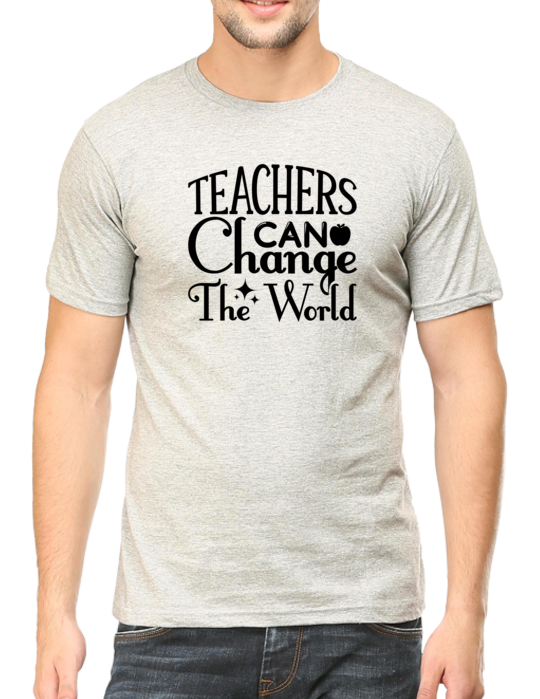 Empowerment in Education with the "Teachers Can Change The World" T-shirt