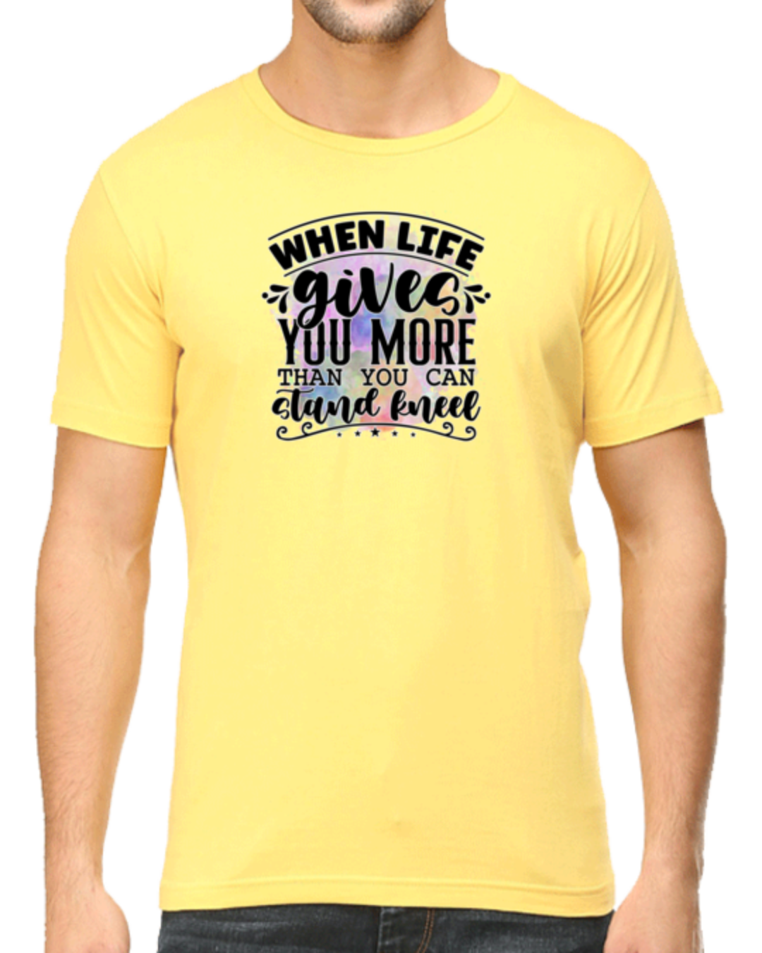 Find Strength with the "When Life Gives You More Than You Can Stand, Kneel" T-shirt