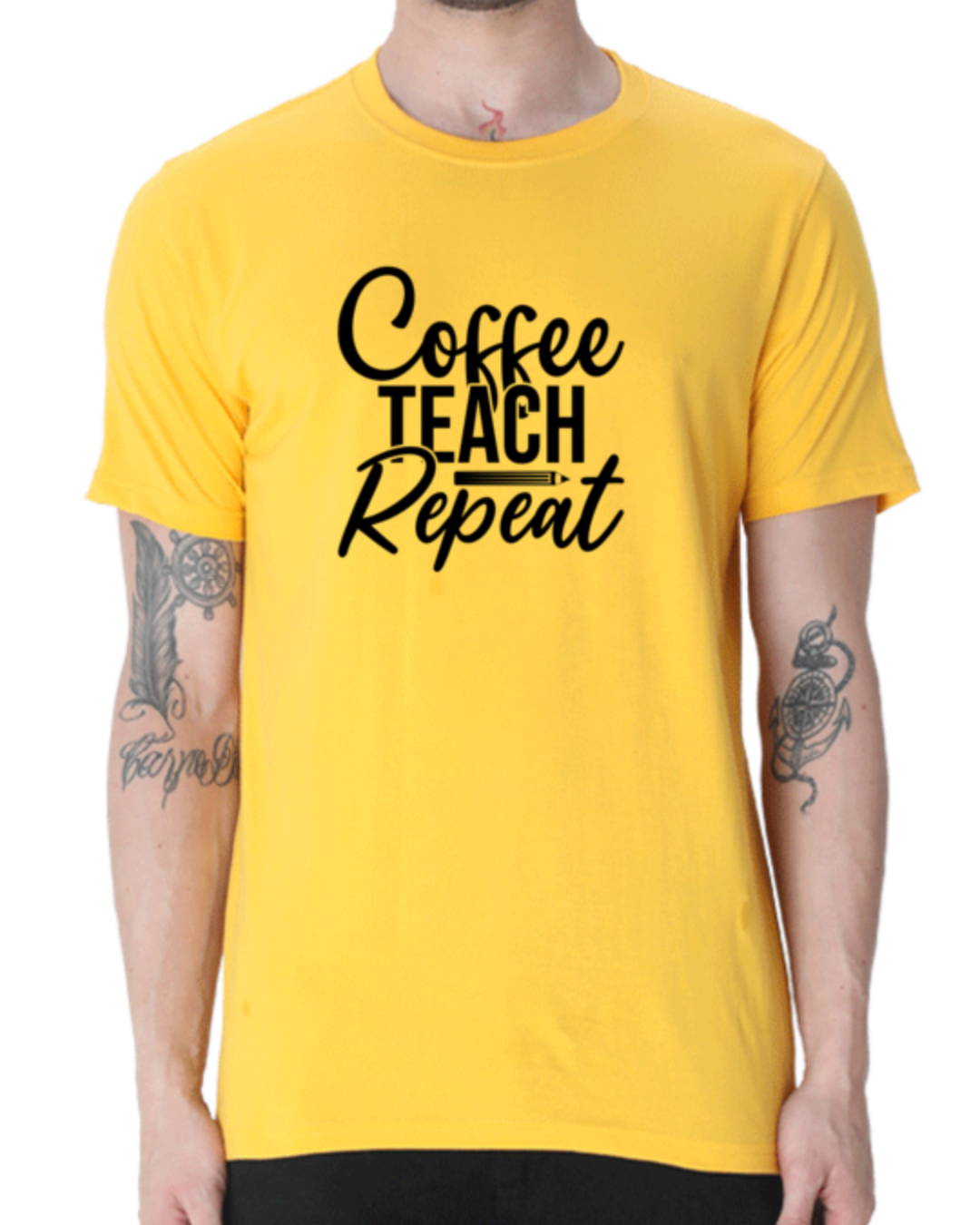 Fuel Your Passion for Teaching with the "Coffee Teach Repeat" T-shirt