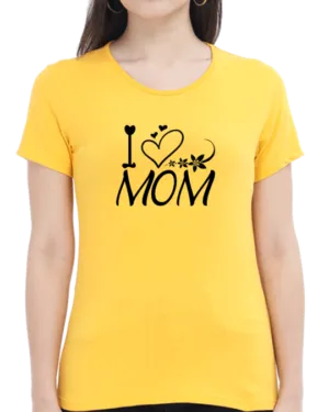 Express Your Love with the "I Love Mom" T-shirt