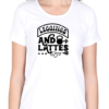 White Relax in Style with the "Leggings and Lattes" T-shirt