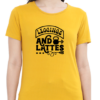 Mustard Yellow Relax in Style with the "Leggings and Lattes" T-shirt