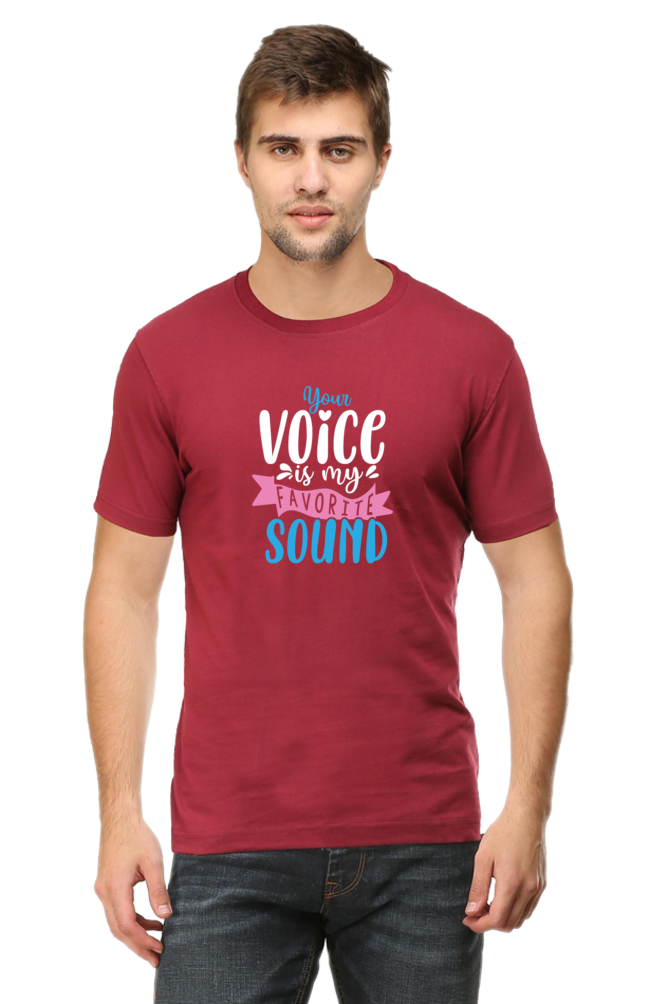 Express Your Affection with the "Your Voice is My Favorite Sound" T-shirt