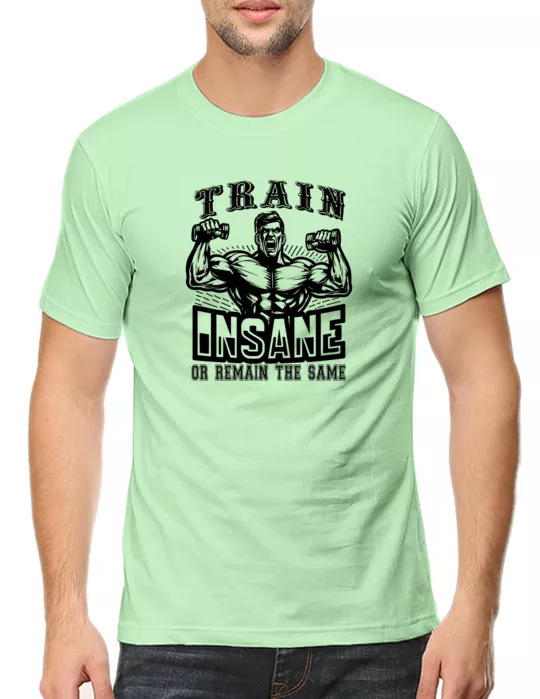 Push Your Limits with Our "Train Insane or Remain the Same" T-shirt