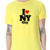 New Yellow Celebrate NYC with Our "I Love NY City" T-shirt