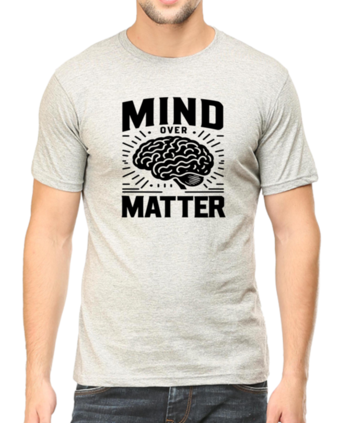 Embrace Mental Strength with Our "Mind Over Matter" T-shirt