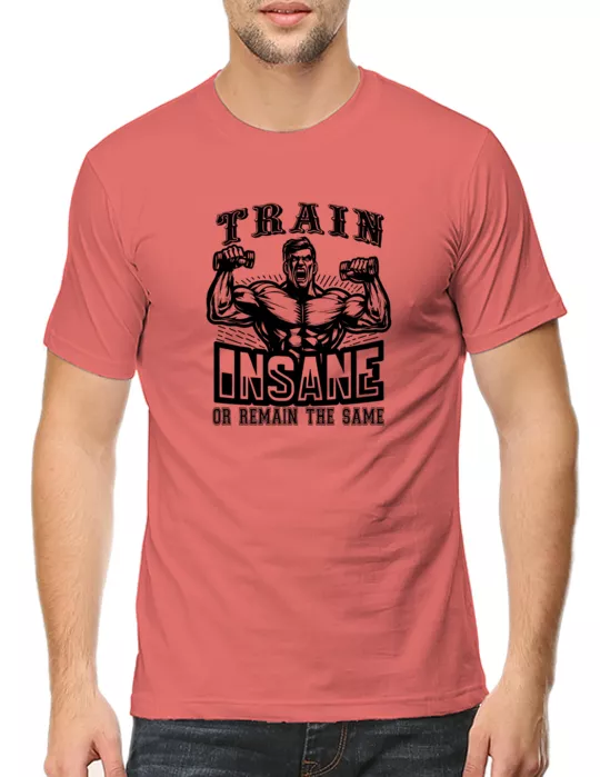 Push Your Limits with Our "Train Insane or Remain the Same" T-shirt