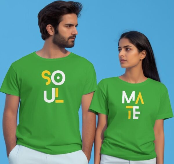 Celebrate Love with "Soul Mate" Couples T-Shirts