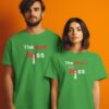 "The Real Boss - The Boss's Boss" Couples T-Shirts
