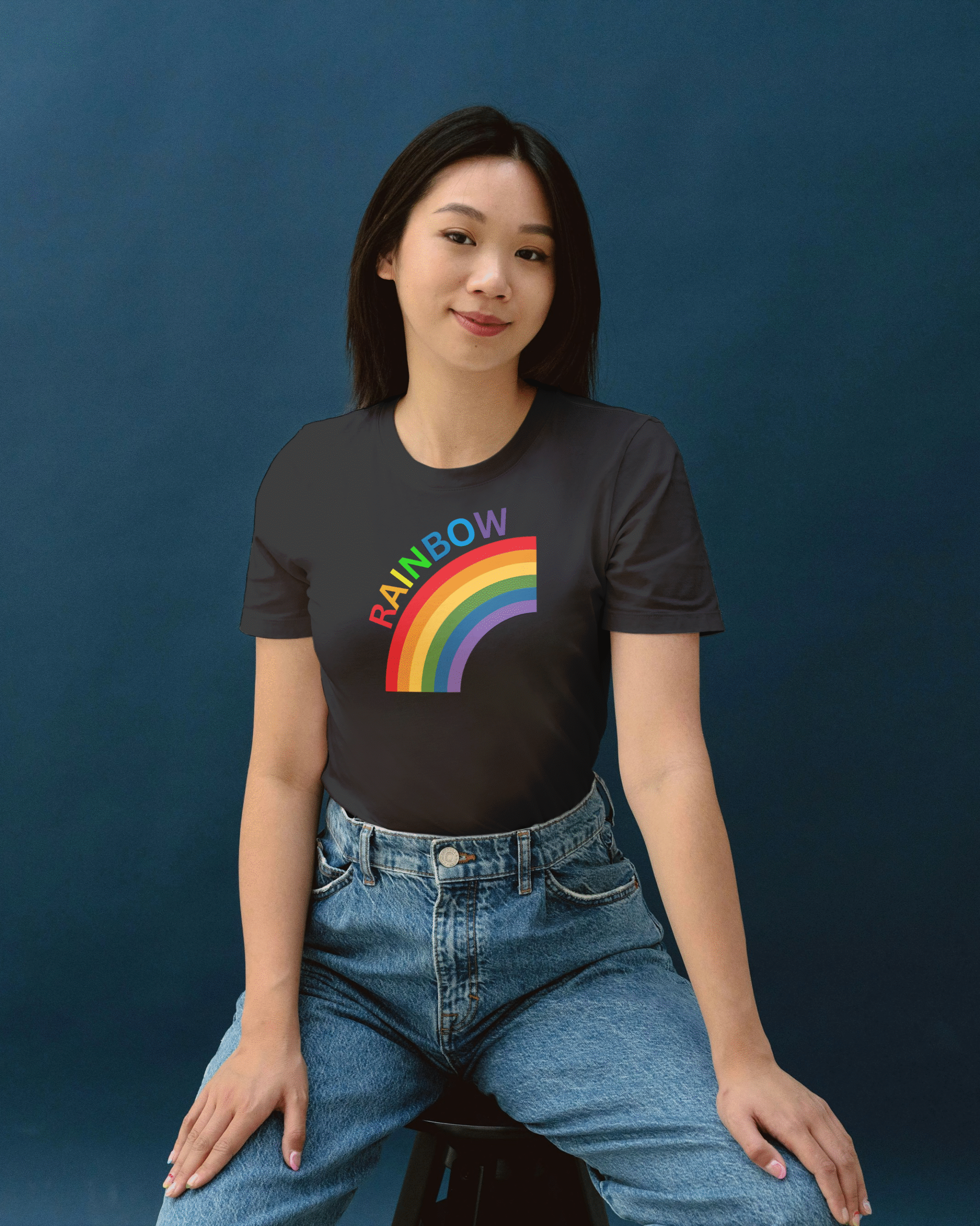 Brighten Your Wardrobe with Our "Rainbow" T-shirt