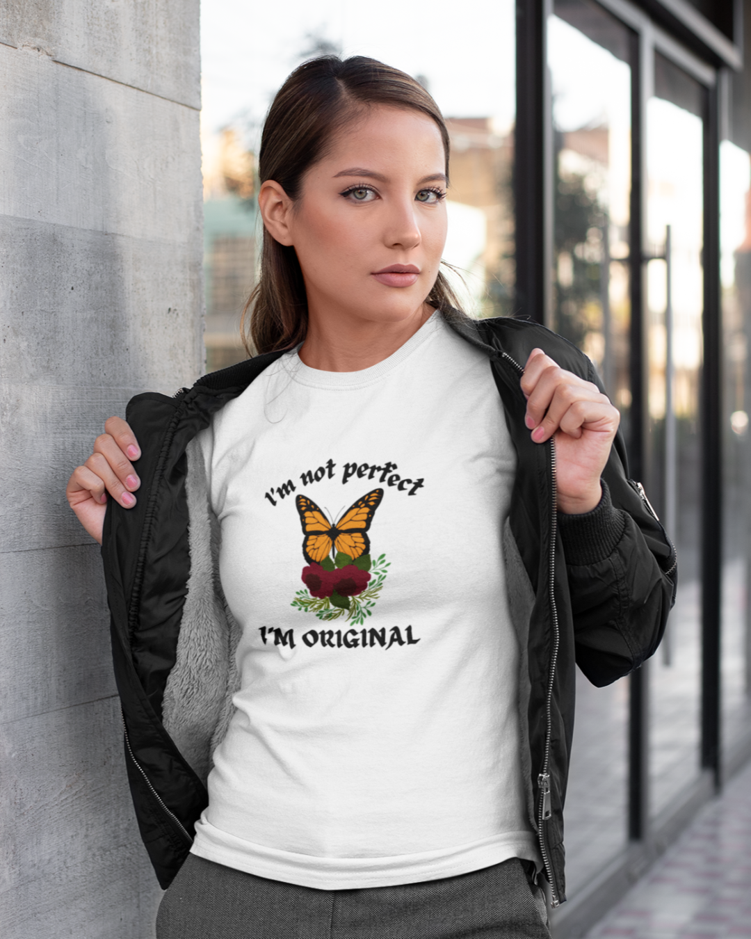 Celebrate Individuality with Our "I'm Not Perfect, I'm Original" T-shirt