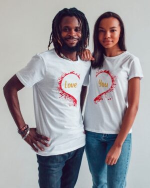 Express Your Love with "Love - You" Couples T-Shirts