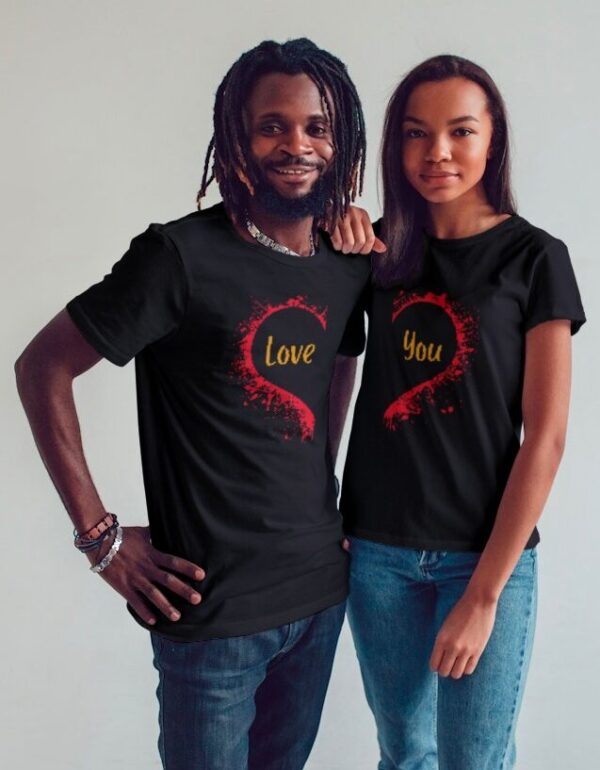 Express Your Love with "Love - You" Couples T-Shirts