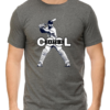 Charcoal Melange Celebrate Cricket with Our "Captain Cool" MSD T-shirt
