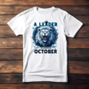 A Leader was bron in october White A Leader Was Born In October Unisex T-Shirt