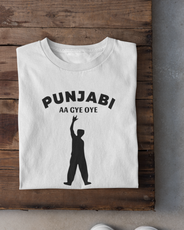 Punjabi Aa Gye Oye White Unisex T-Shirt