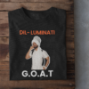 folded-tee-mockup-against-a-wooden-surface-33685 (8) Dil-Luminati G.O.A.T Unisex T-Shirt