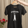 mockup-of-a-woman-s-hand-holding-a-hanger-with-a-t-shirt-over-a-table-with-flowers-m23501 (1) Punjabi Aa Gye Oye Black Unisex T-Shirt