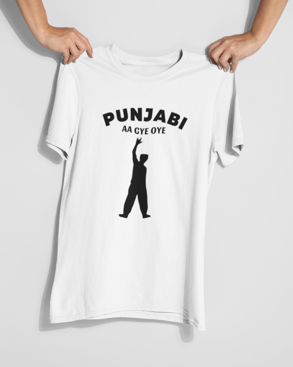 Punjabi Aa Gye Oye White Unisex T-Shirt