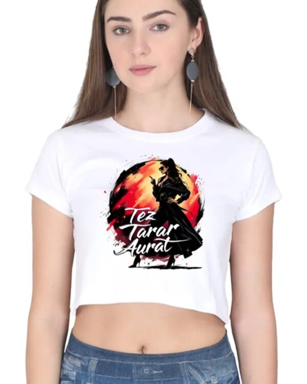 Tez Tarar Aurat Women's Crop Top
