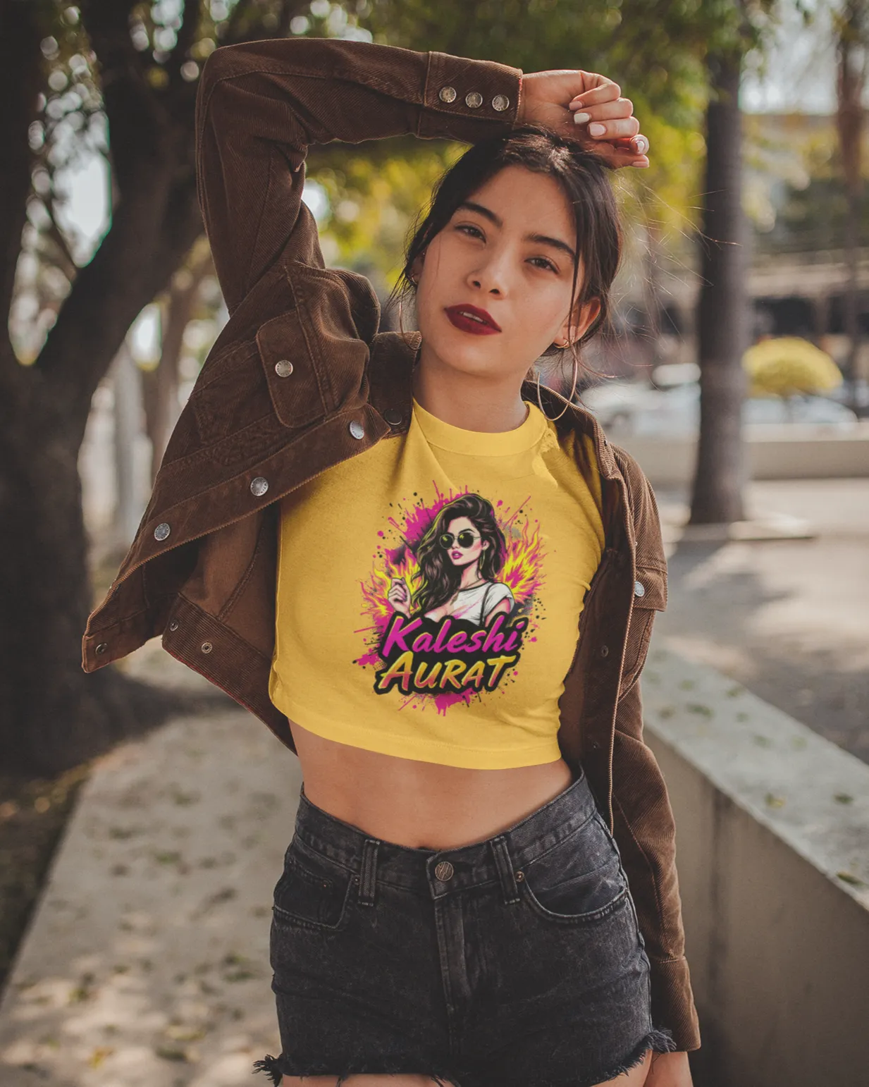 Kaleshi Aurat Women's Crop Top