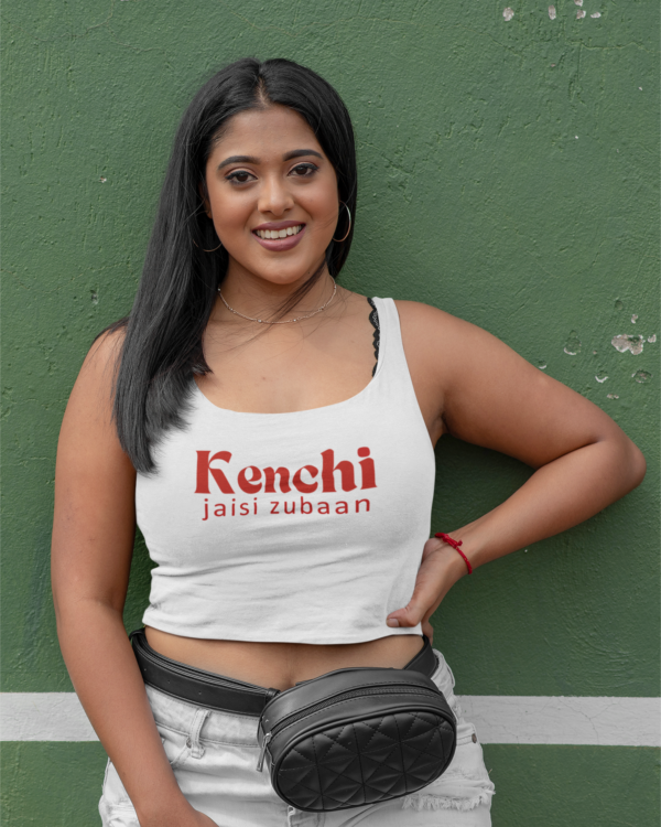 Kenchi Jaisi Zubaan Women's Crop Tank