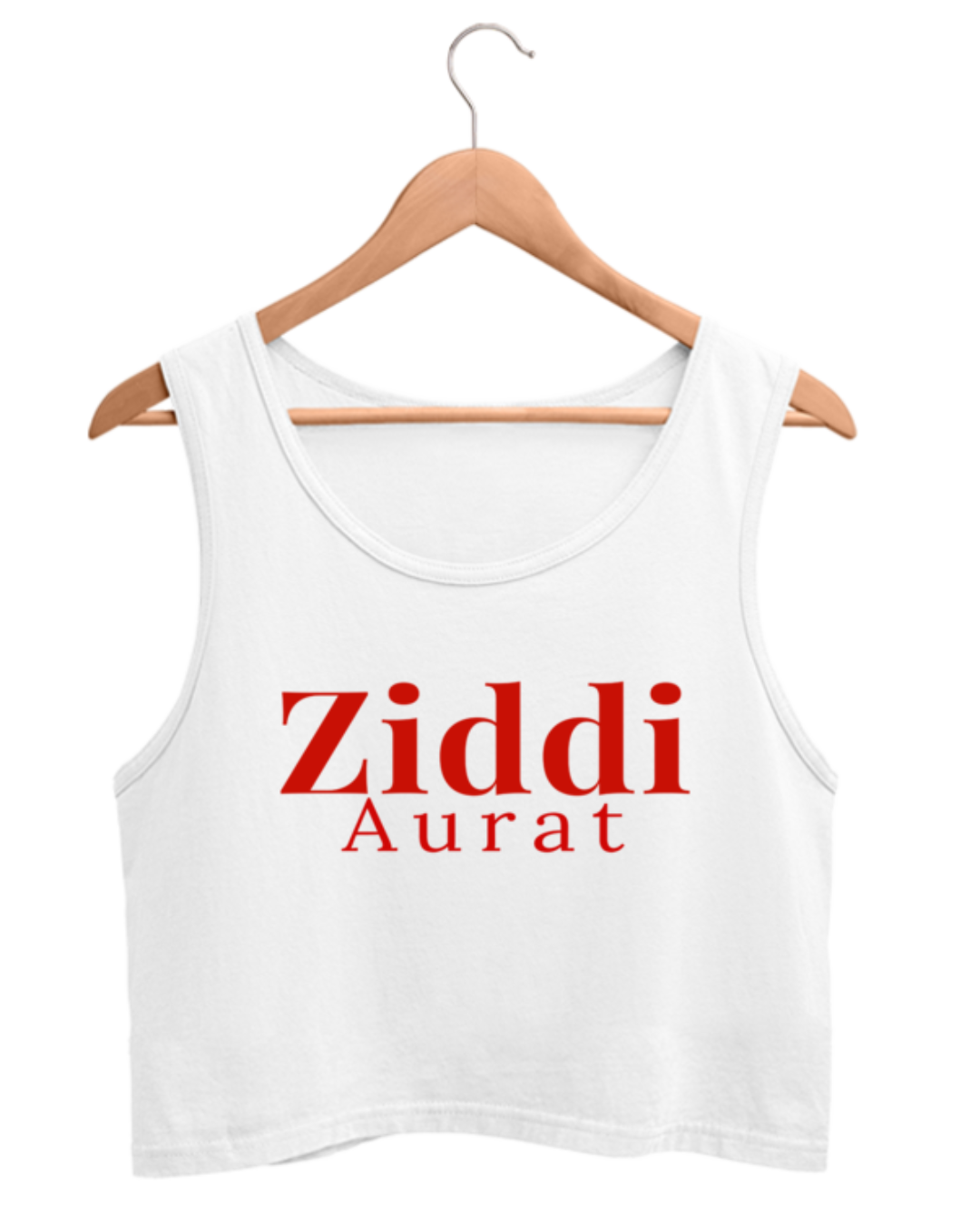 Ziddi Aurat Women's Crop Tank