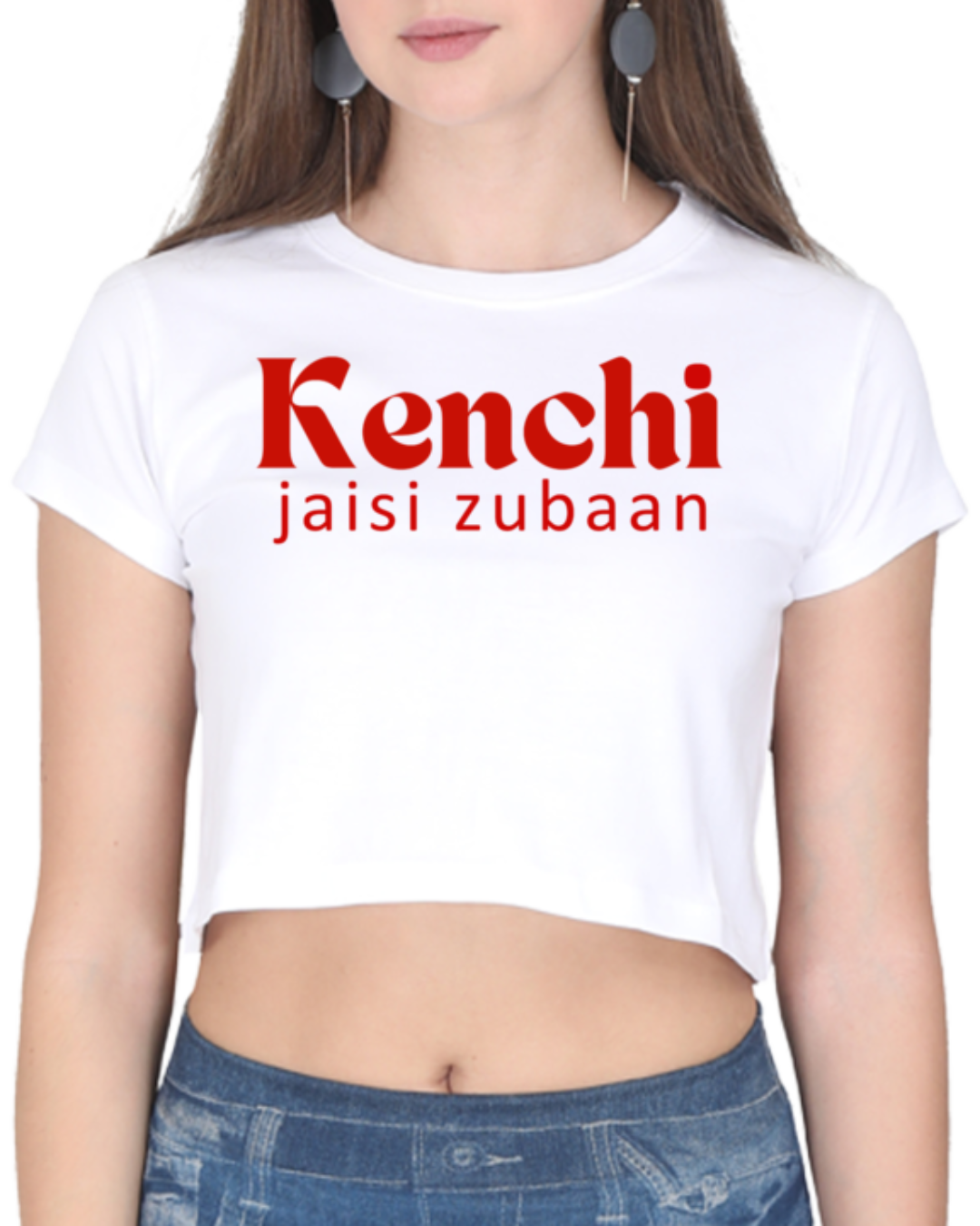Kenchi Jaisi Zubaan Women's Crop Top