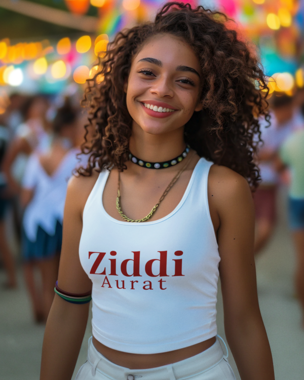 Ziddi Aurat Women's Crop Tank