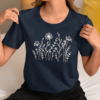 Wild Flowers Graphic Women's T-Shirt – Nature-Inspired Style & Comfort