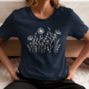 Wild Flowers Graphic Women's T-Shirt – Nature-Inspired Style & Comfort
