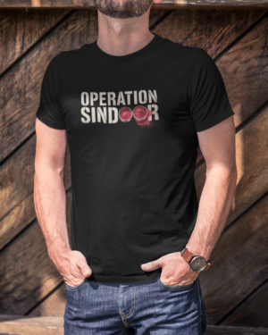 t-shirt-mockup-featuring-a-cropped-face-man-with-hands-in-his-pockets-2967-el1 Operation Sindoor Unisex T-Shirt – Tribute to India's Precision Strike