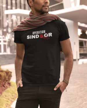 t-shirt-mockup-of-a-man-in-an-autumn-outfit-31831 (1) Operation Sindoor Unisex T-Shirt – Tribute to India's Precision Strike