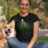 t-shirt-mockup-of-a-woman-with-a-smiling-dog-next-to-her-28036 Into The Wild T-Shirt – For Nature Lovers & Free Spirits