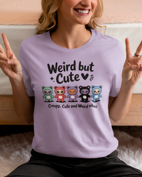 Labubu Inspired “Weird but Cute” Women’s T-shirt