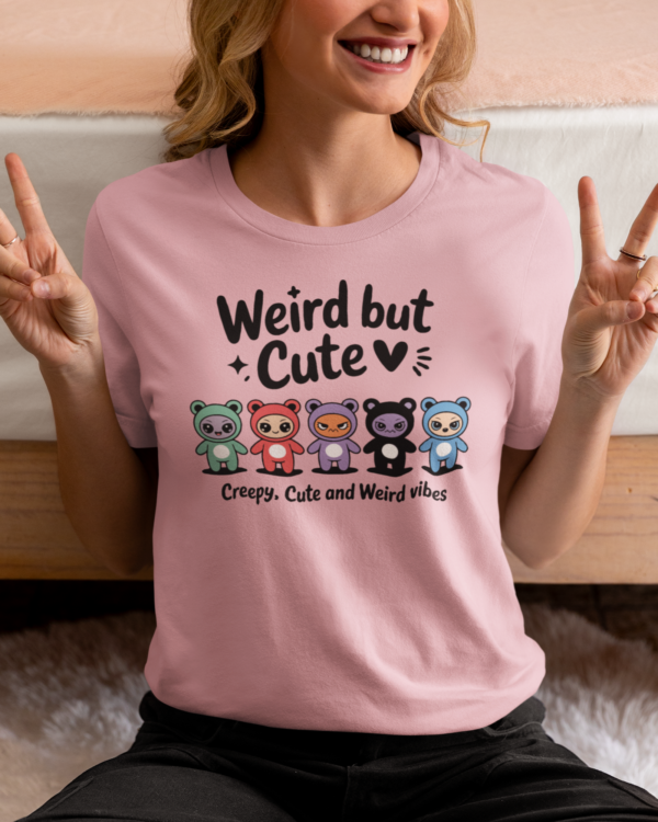 Labubu Inspired “Weird but Cute” Women’s T-shirt