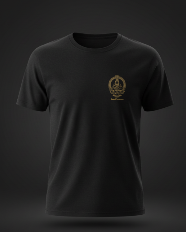 Swami Ayyappan T-Shirt Pocket Print Mockup Swami Ayyappan Unisex T-shirt
