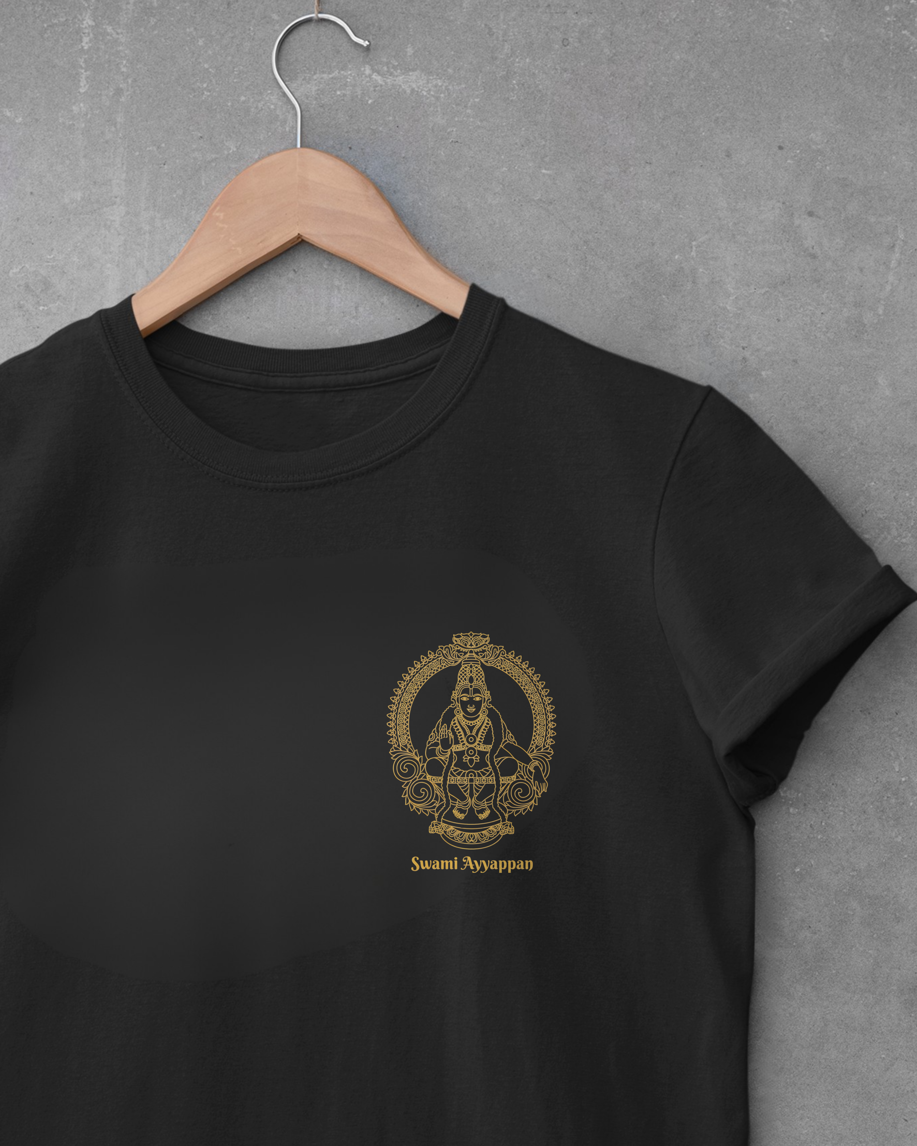 Swami Ayyappan T-Shirt Pocket Print Zoom Swami Ayyappan Unisex T-shirt