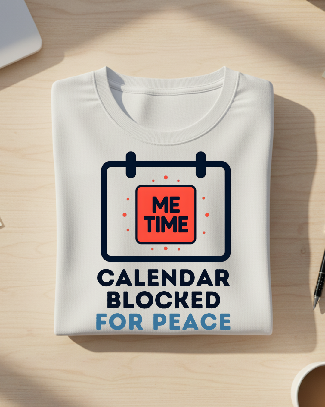 Calendar Blocked for Peace T-shirt