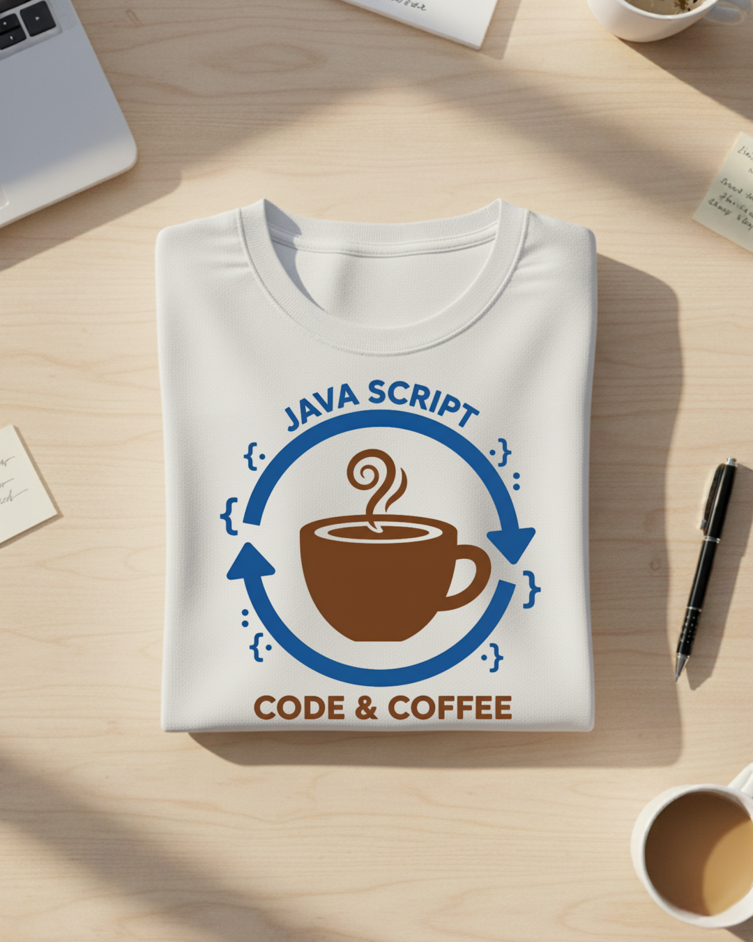 JavaScript Code & Coffee T-shirt